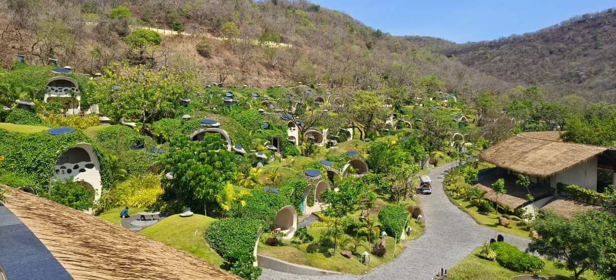 The property unfolds through a series of distinct vihars inspired by the five natural elements
