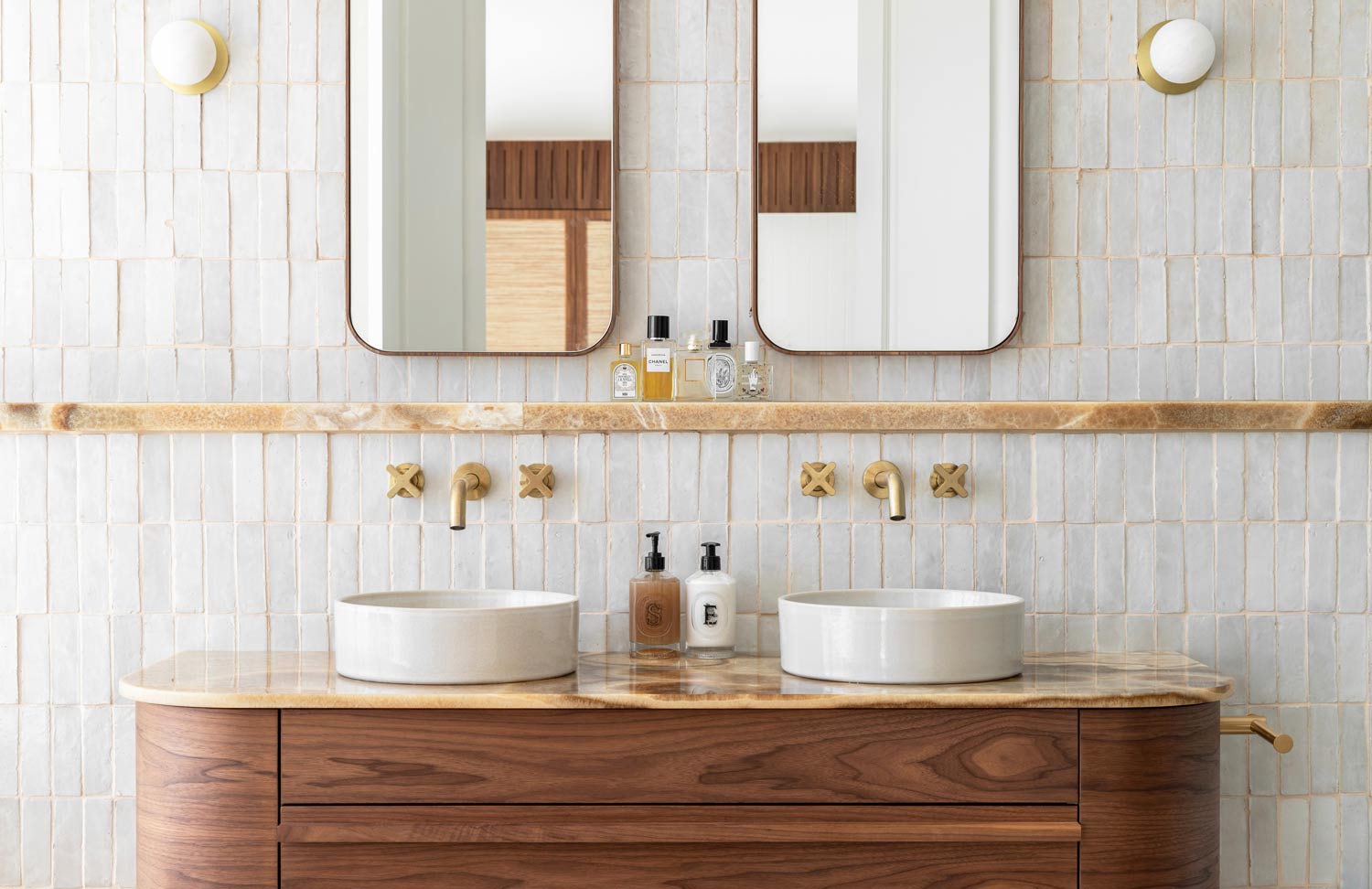 Earth toned interiors succeed because they borrow directly from landscapes