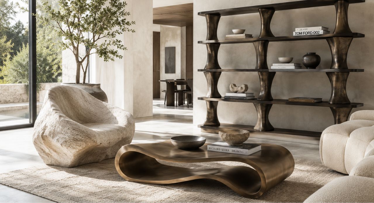 Why Sculptural Furniture Is Taking Over Luxury Homes