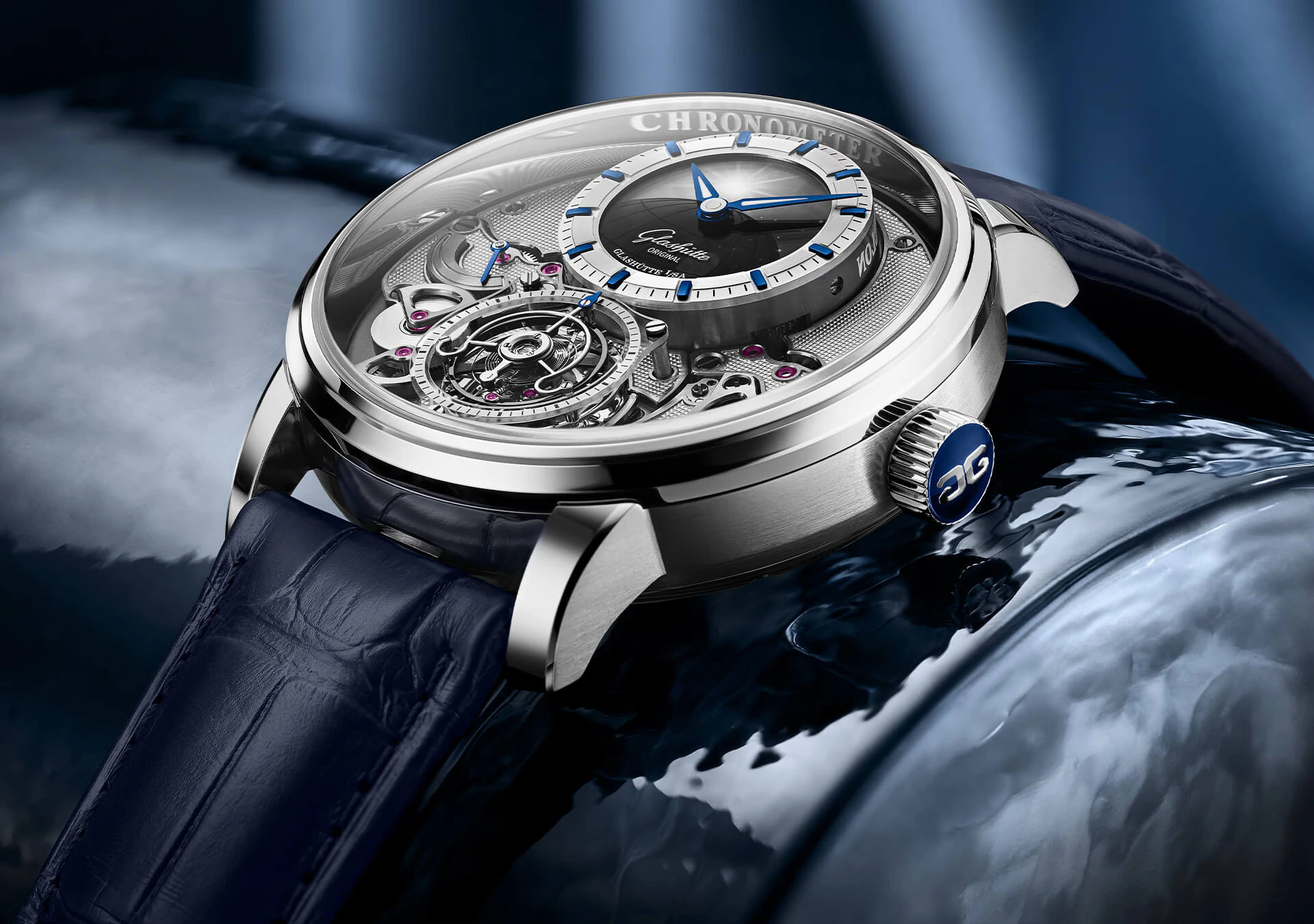 Tourbillons are already among the most technically demanding complications, but Glashütte Original