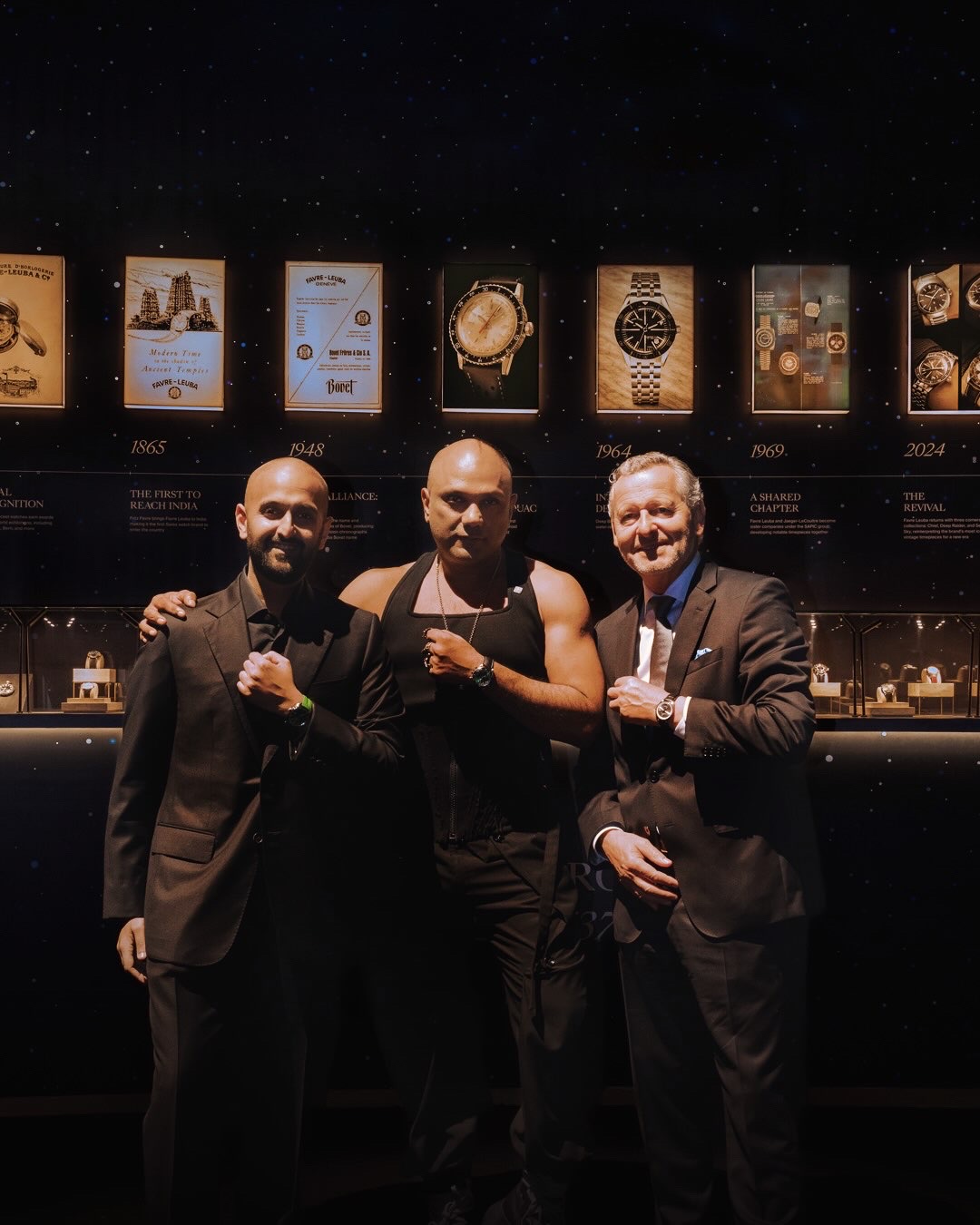 dding another dimension to the showcase, Swiss watchmaker Favre Leuba partnered with Gaurav Gupta