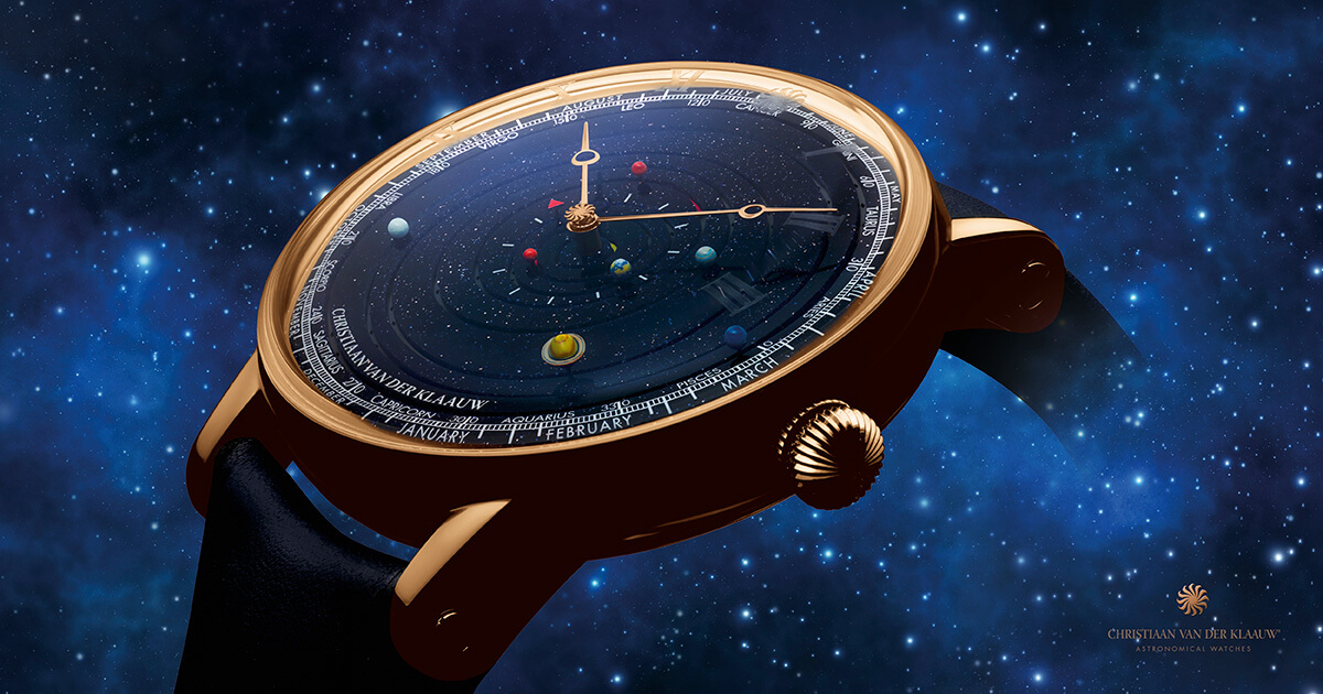 A planetarium complication transforms a watch into a miniature model of the solar system