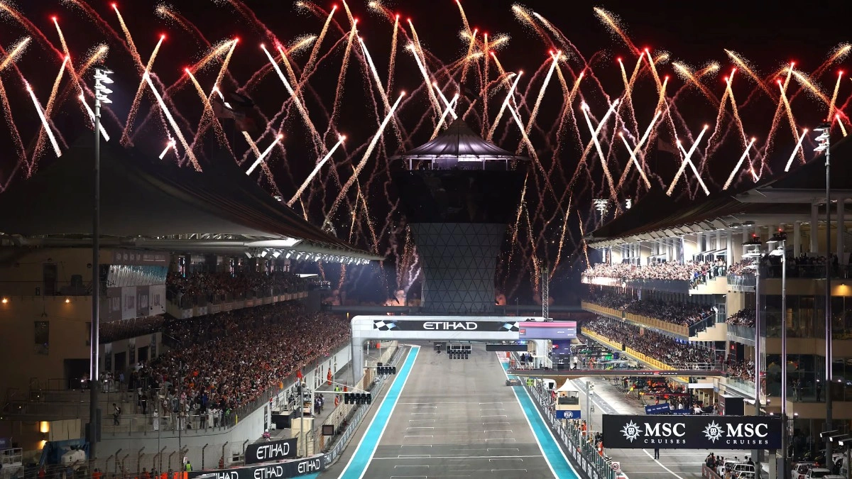 Although sparks occur throughout every Grand Prix weekend, they become dramatically more visible after sunset
