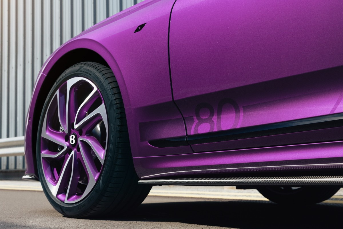 Beneath the bespoke exterior, the commemorative Continental GTC is based on Bentley's latest fourth-generation