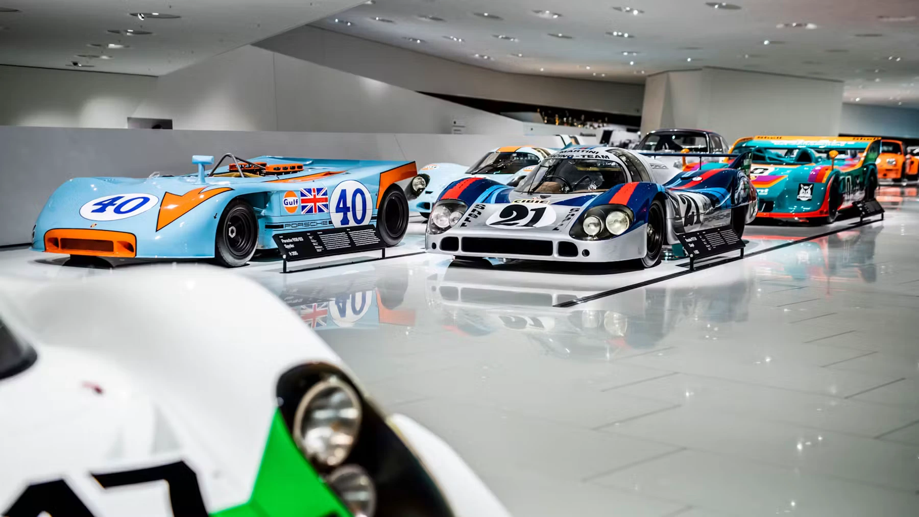 Located in Zuffenhausen, the brand's spiritual home, it houses more than 80