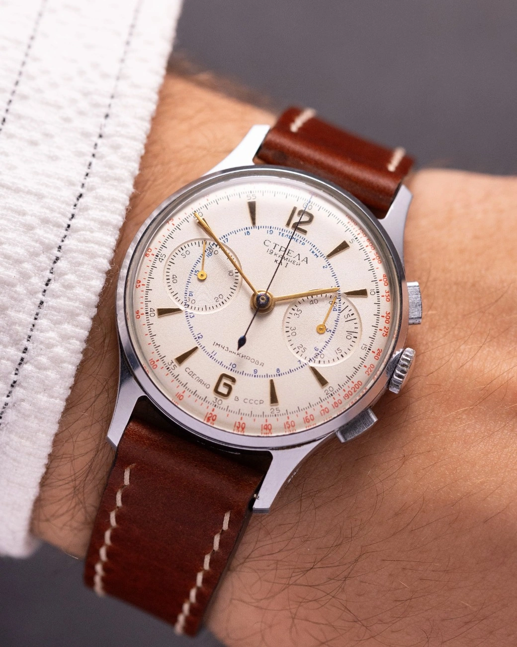 Long before luxury chronographs became symbols of wealth, the Poljot Strela served scientists