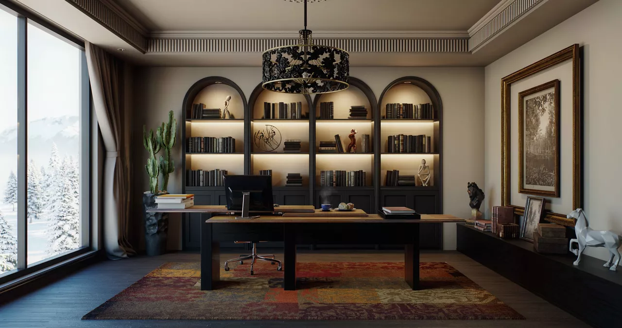The home office was once a luxury reserved for executives, academics and people who enjoyed owning enormous desks