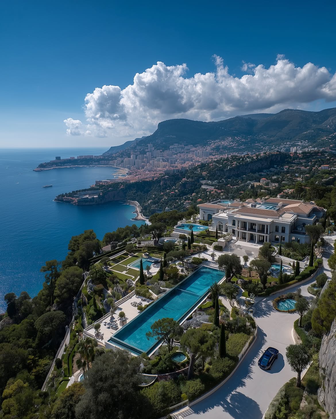 Monaco has almost no land, which is rather inconvenient when everyone wants a mansion