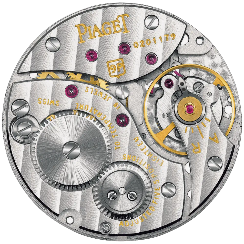 One of Piaget's defining achievements came in 1957 with the hand wound 9P calibre