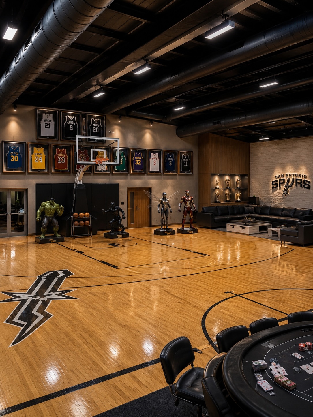 For most people, owning a basketball court at home would be the ultimate luxury