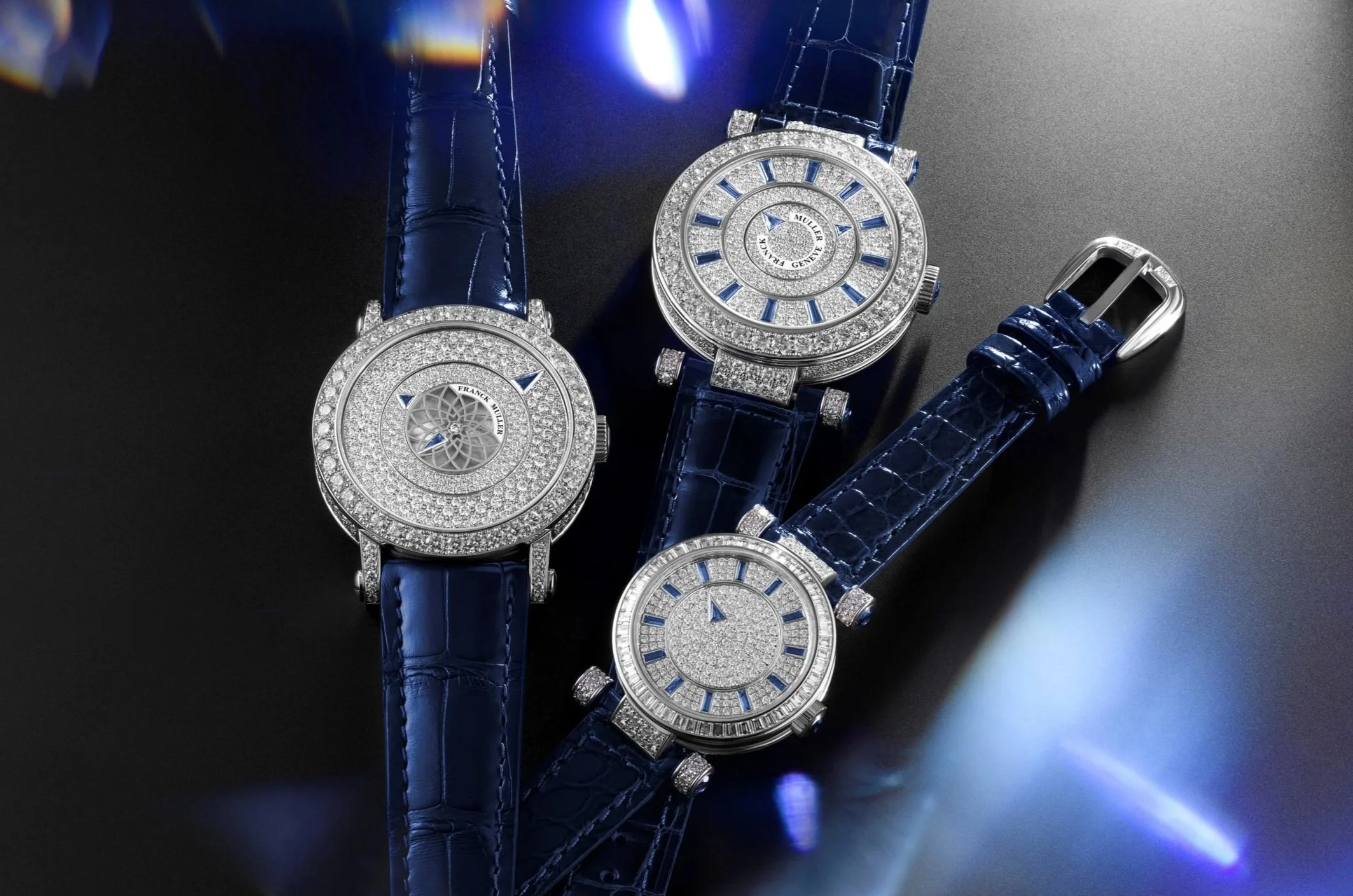The Triple Mystery display takes one of horology's oldest tricks, the mystery indication, and pushes it into distinctly Franck Muller territory