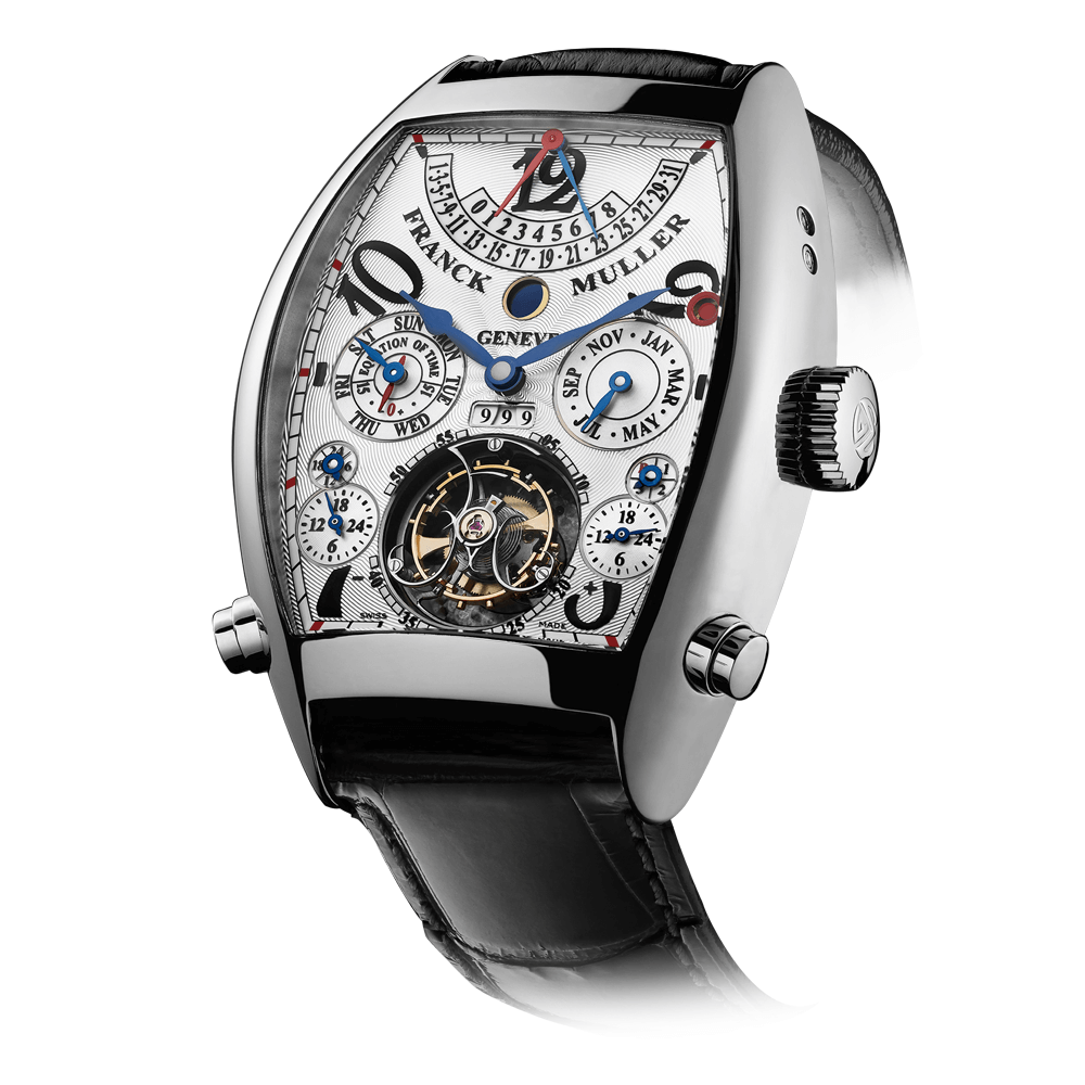 The Aeternitas Mega 4 represents perhaps the most extravagant expression of Franck Muller's appetite for mechanical complexity