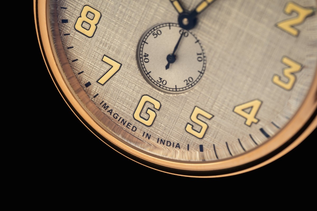 This is a new feather in our hat! We have never built pocket watches in the past, and this took an 18-month development cycle