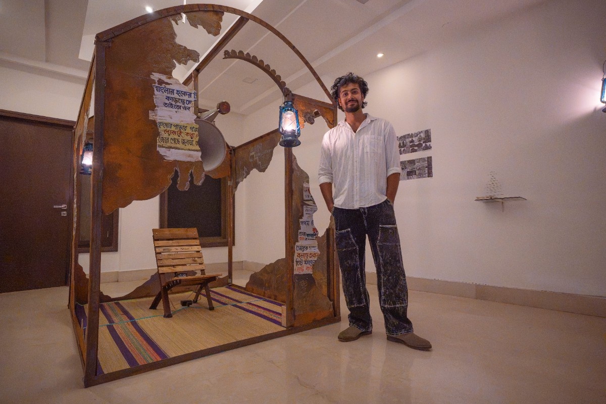 Nirmal Mondal's Khela Ghar drew from Bengal's mythology and folk traditions to examine how inherited stories continued to influence