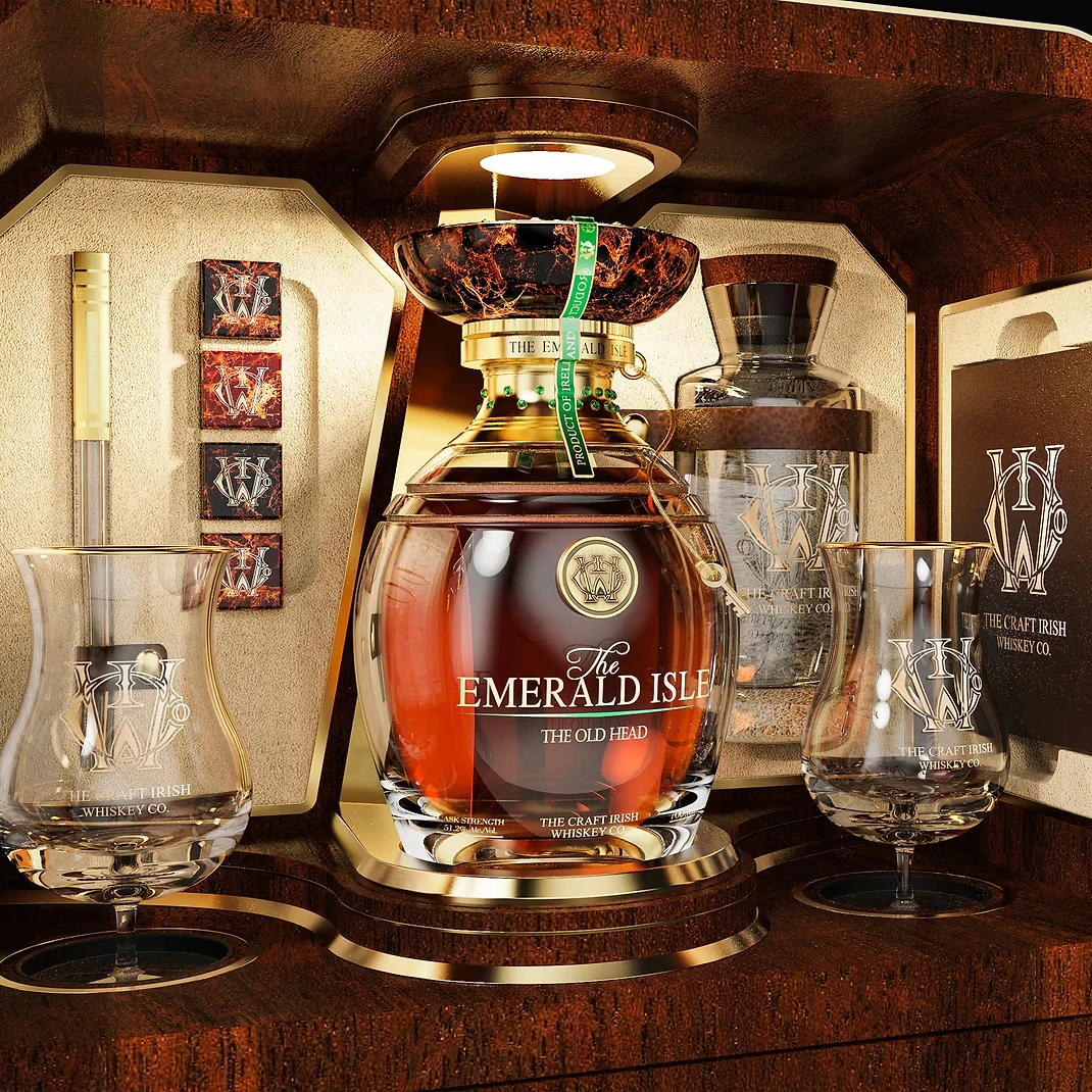 And finally, there is The Emerald Isle Collection, which takes the rather simple concept of buying a bottle of whiskey