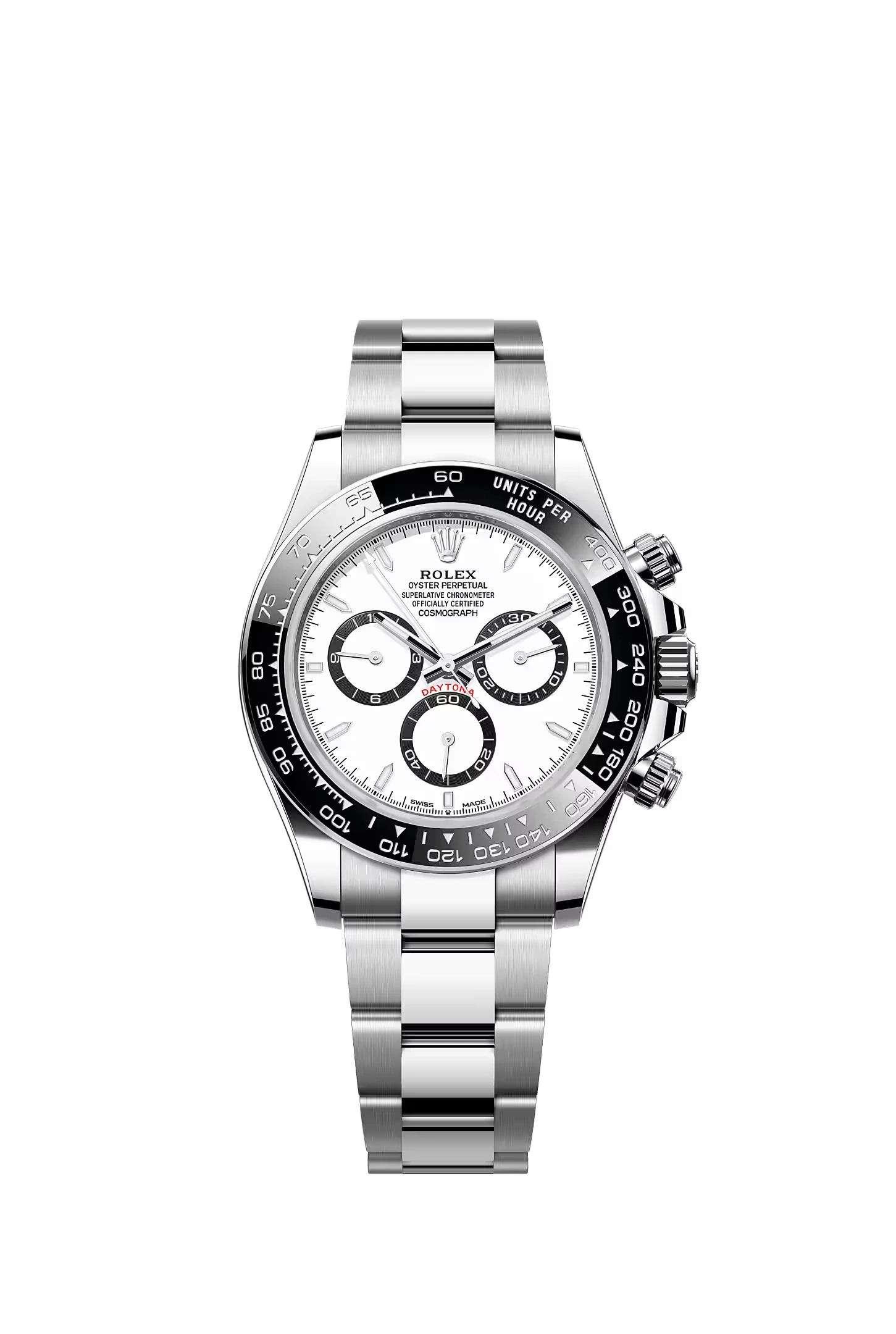 The Rolex Cosmograph Daytona Ref. 126500LN is the contemporary Oystersteel interpretation