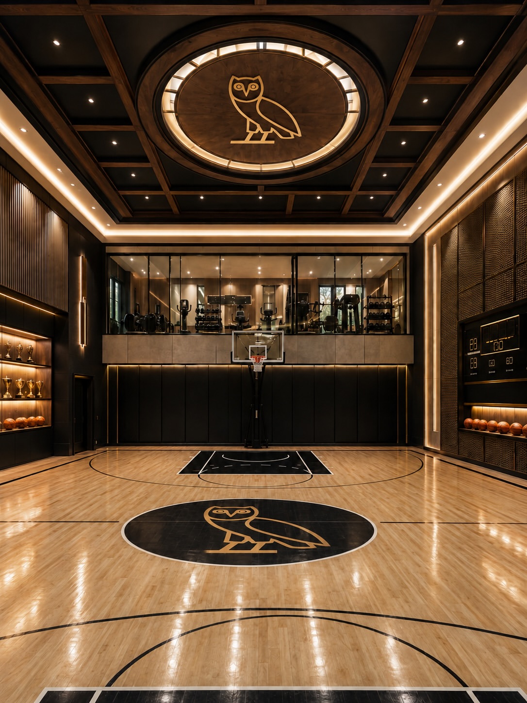 Most people who are enthusiastic about basketball might install a hoop in the garden