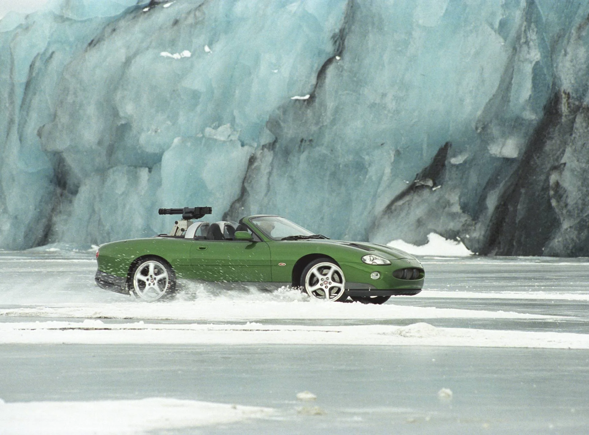 The Jaguar XKR in Die Another Day is one of those cars that seemed to arrive