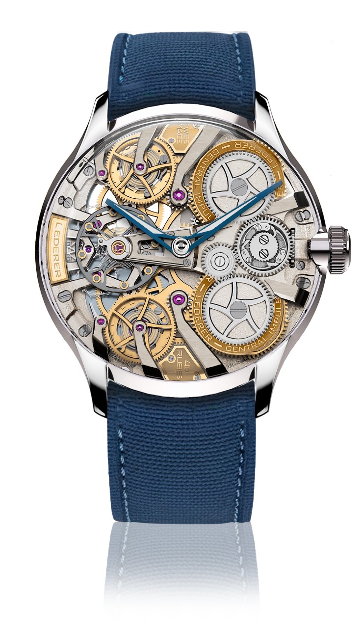 The Lederer Central Impulse Chronometer 39 takes inverted watchmaking into decidedly serious territory