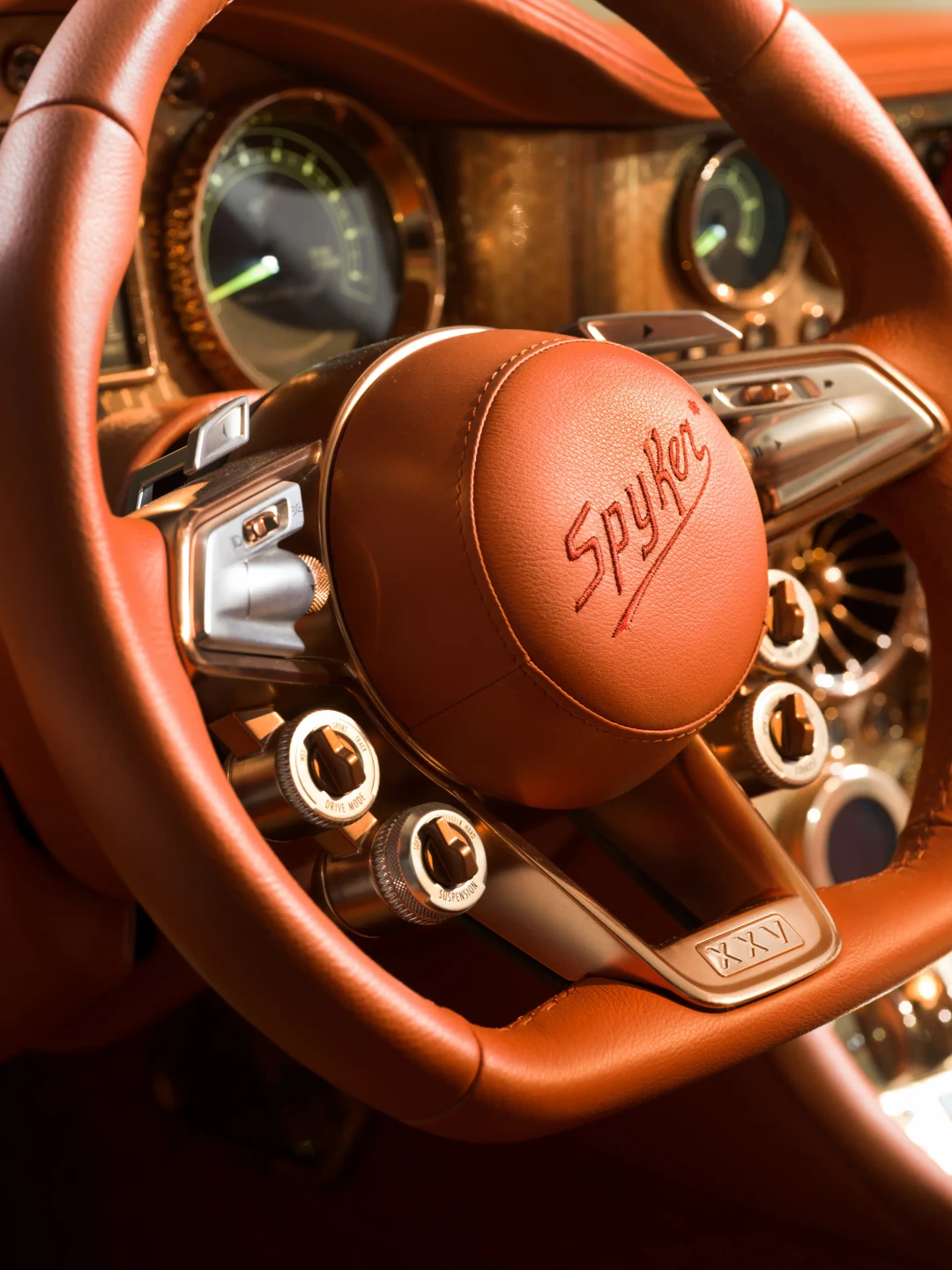 The car's aviation obsession is equally magnificent. Spyker's history is intertwined with aircraft