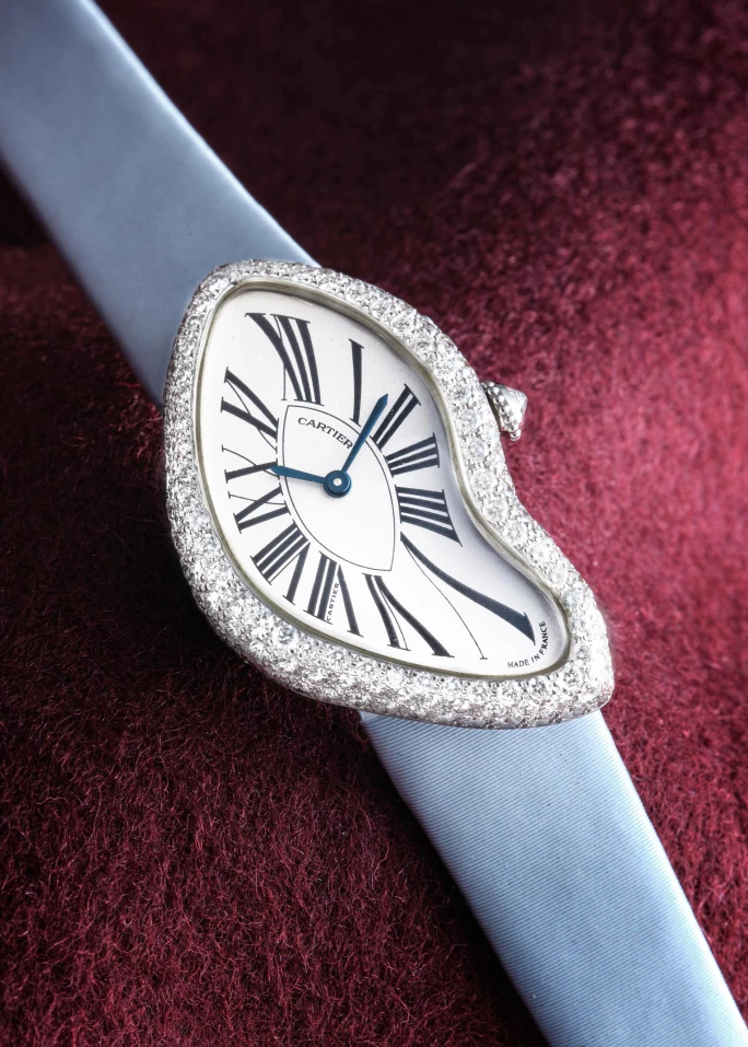 Then there is the Cartier Crash, which is about as far removed from sensible watch