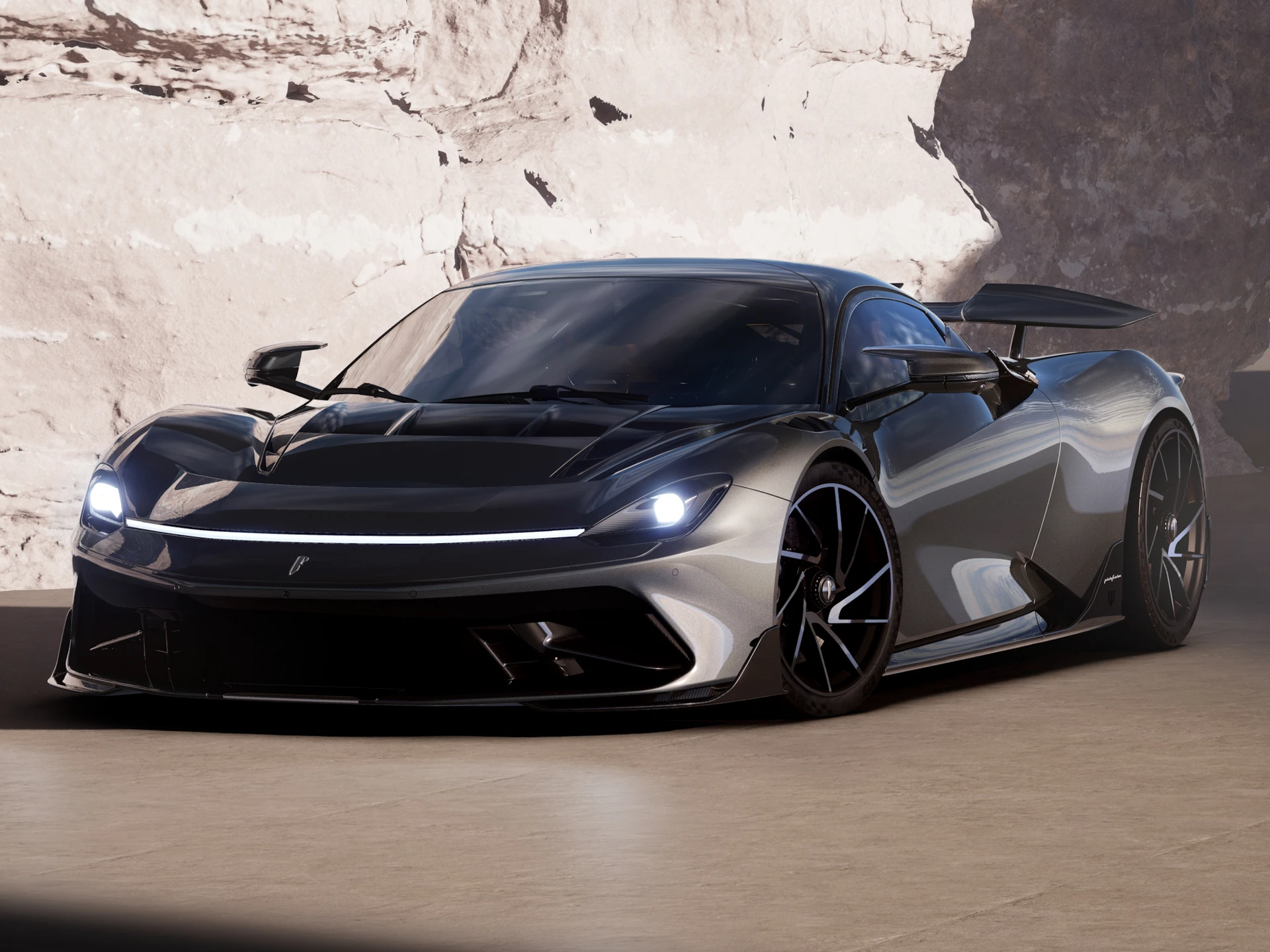 The Pininfarina Battista already looks like something from a future Gotham