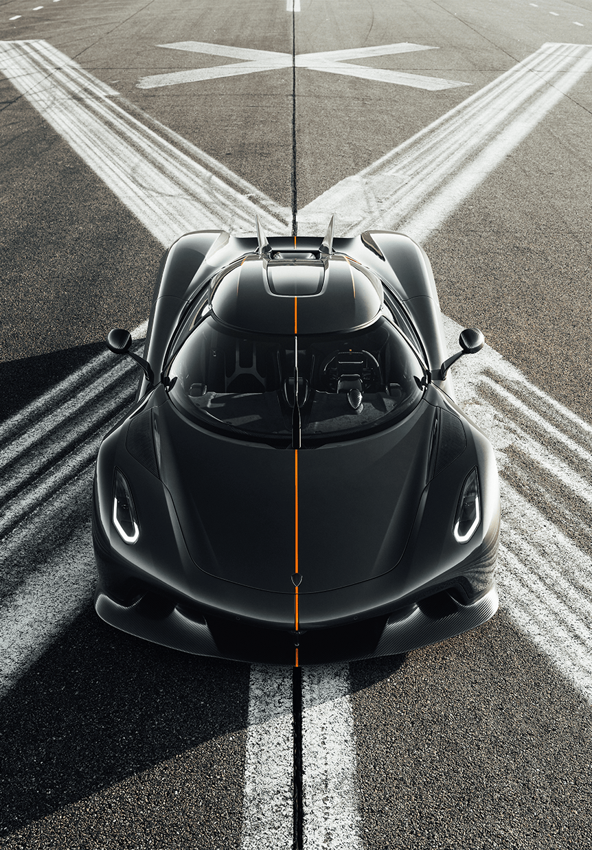 The Koenigsegg Jesko Absolut does not require a Batman badge to appear suitably sinister