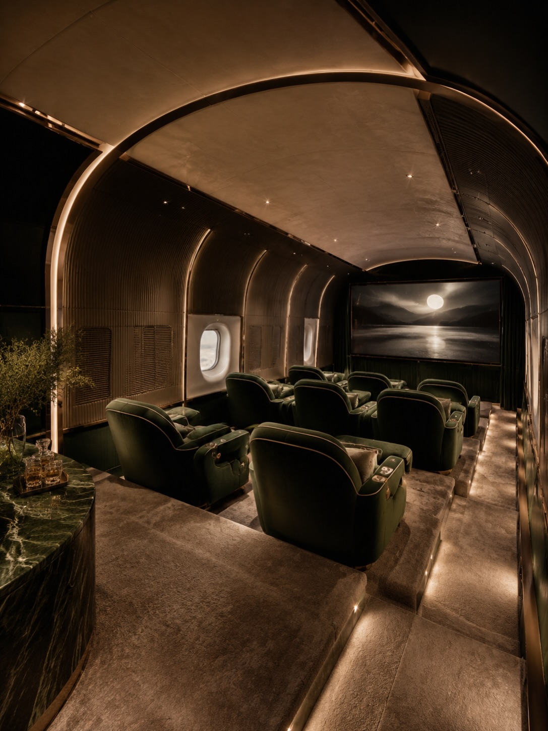 The Boeing 747 8 is, of course, uniquely suited to such grand ambitions