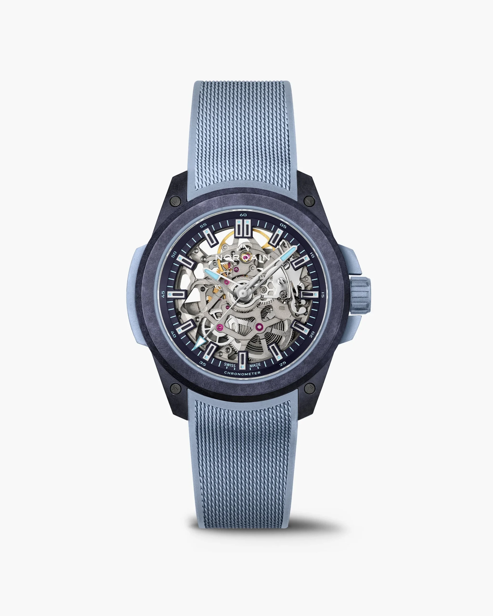 The Norqain Wild ONE features a compact 39 mm case measuring 11.75 mm thick