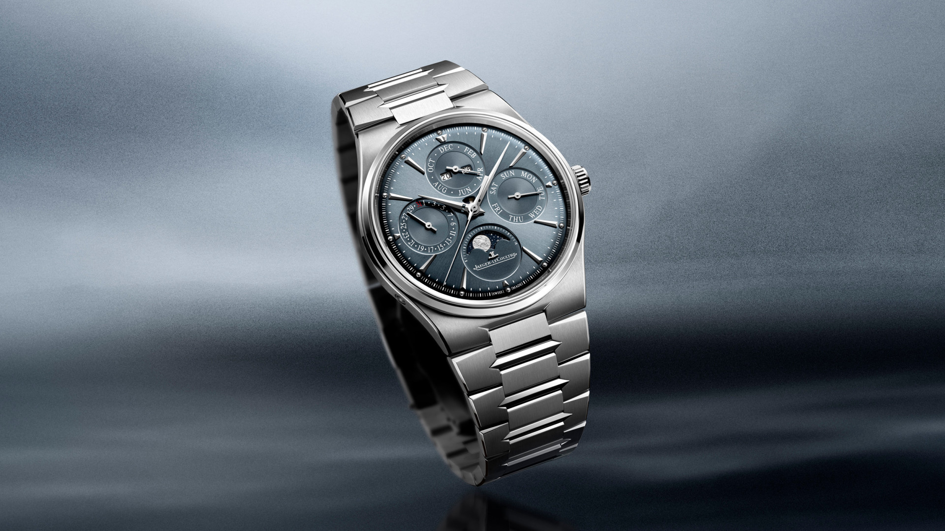 One of the watches associated with this chapter is the Master Control Chronometre Perpetual Calendar