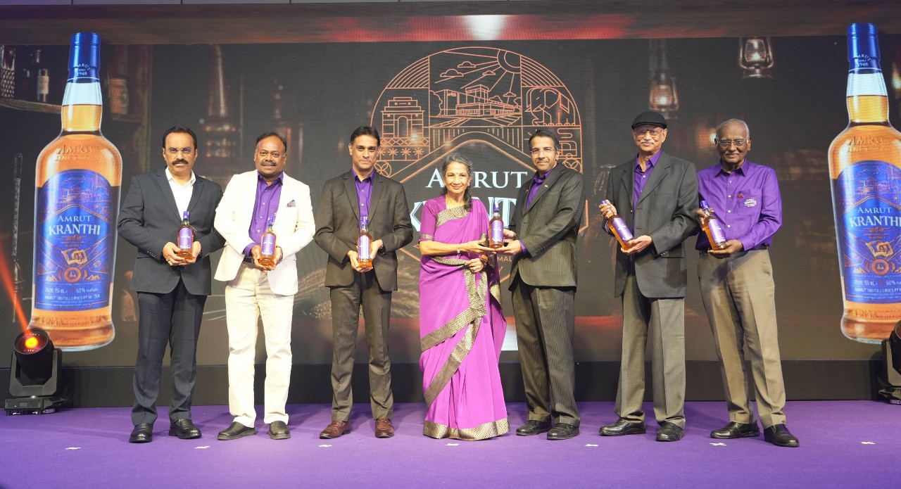 Amrut Distilleries Launches Amrut Kranthi Single Malt Whisky In India