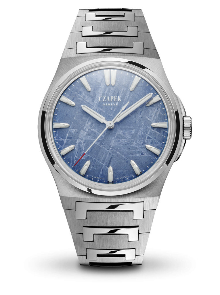 he timepiece combines the brand’s contemporary sports watch design with one of nature’s most extraordinary materials