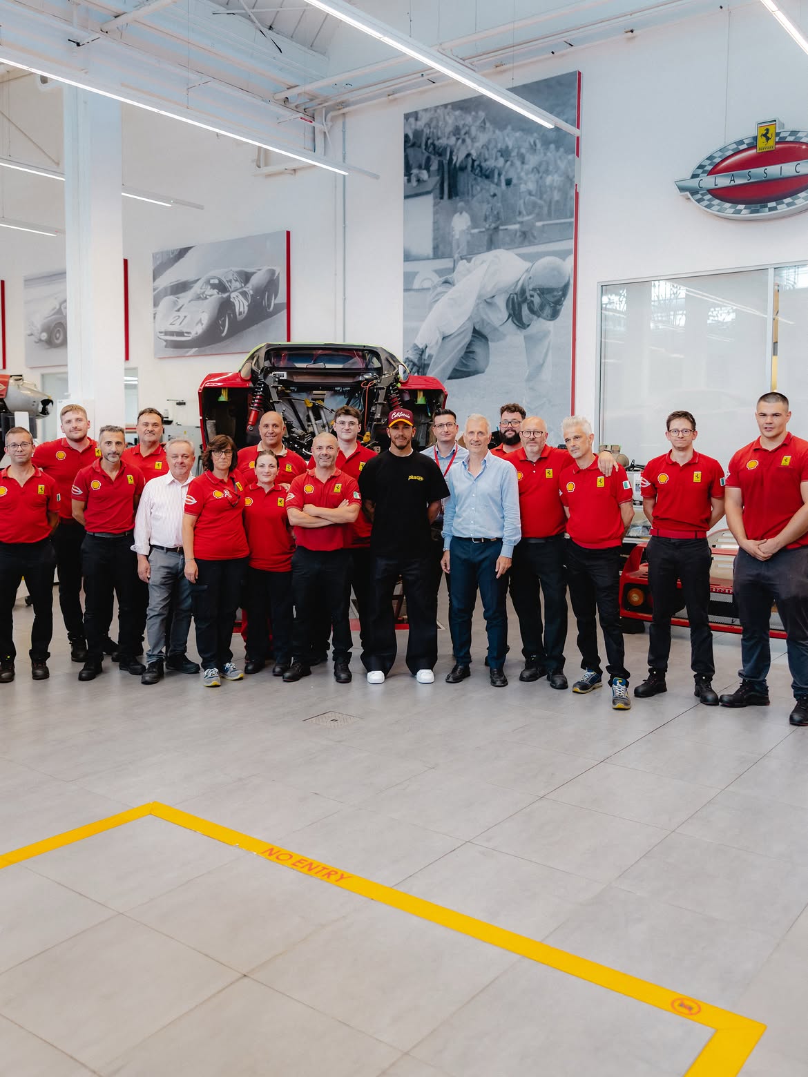 His connection with Ferrari only made the moment more significant.