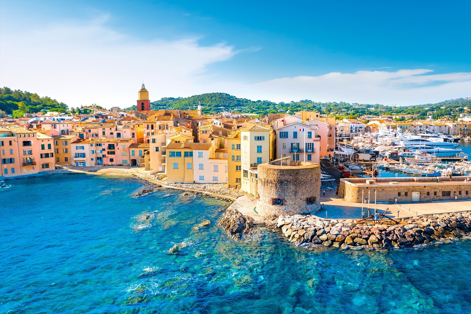 St. Tropez remains one of the French Riviera's most glamorous playgrounds, where waterfront villas