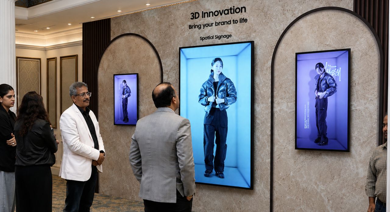 Glasses Free, Real Depth: Samsung Brings 3D Signage to India’s Retail Scene