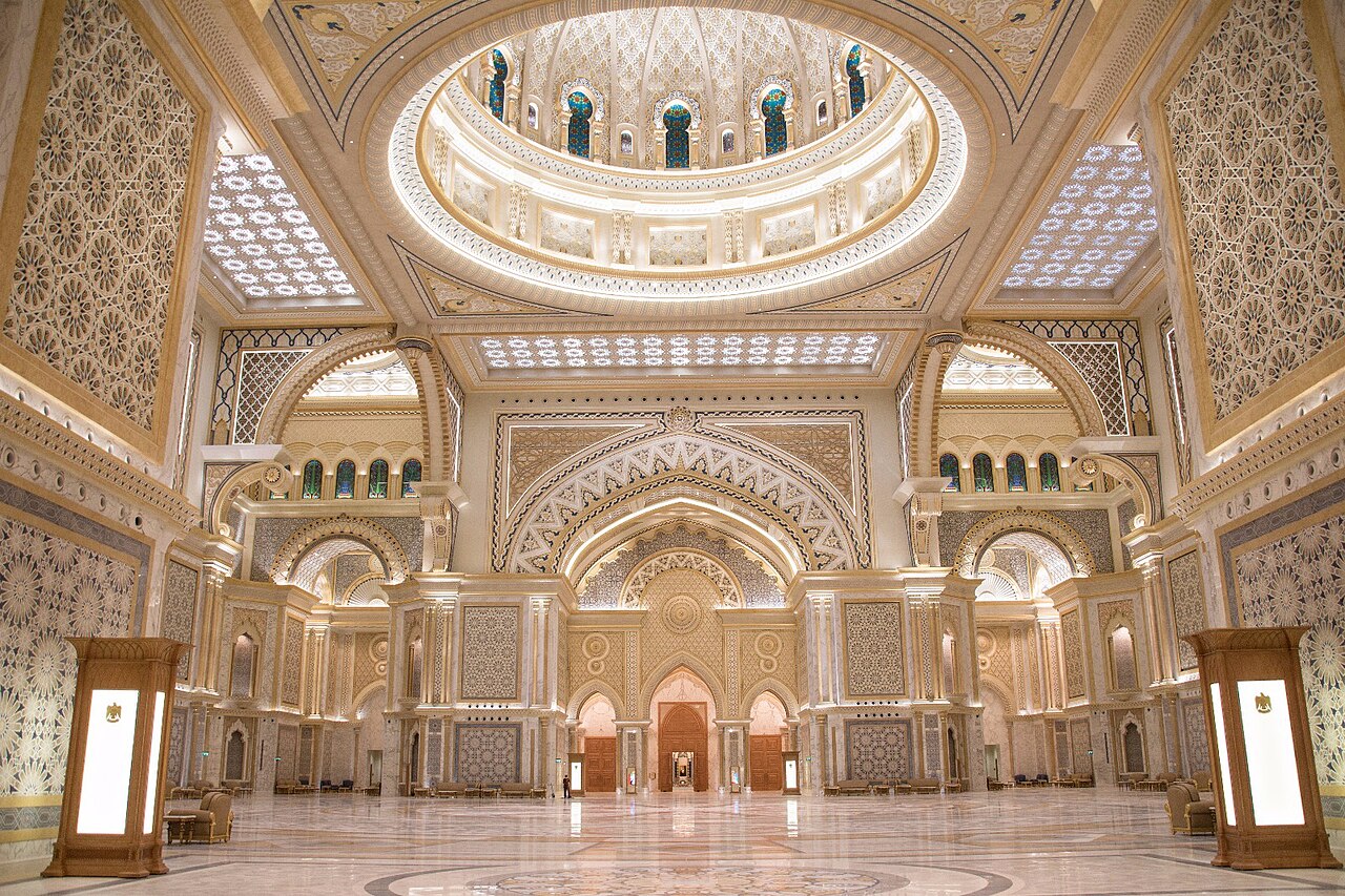 he appeal of an Abu Dhabi royal residence is not simply about extravagant decoration
