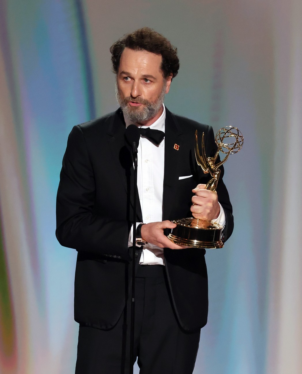 Highly acclaimed Welsh actor Matthew Rhys made history with a record-breaking double win, taking home Outstanding