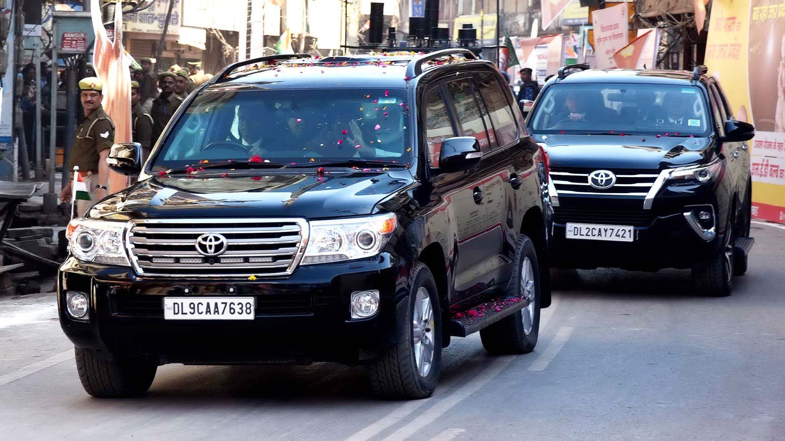 The fascinating aspect of Narendra Modi's motorcade is that its luxury is almost incidental.