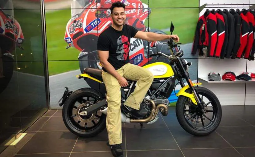 Then comes the Ducati Scrambler, which changes the mood considerably