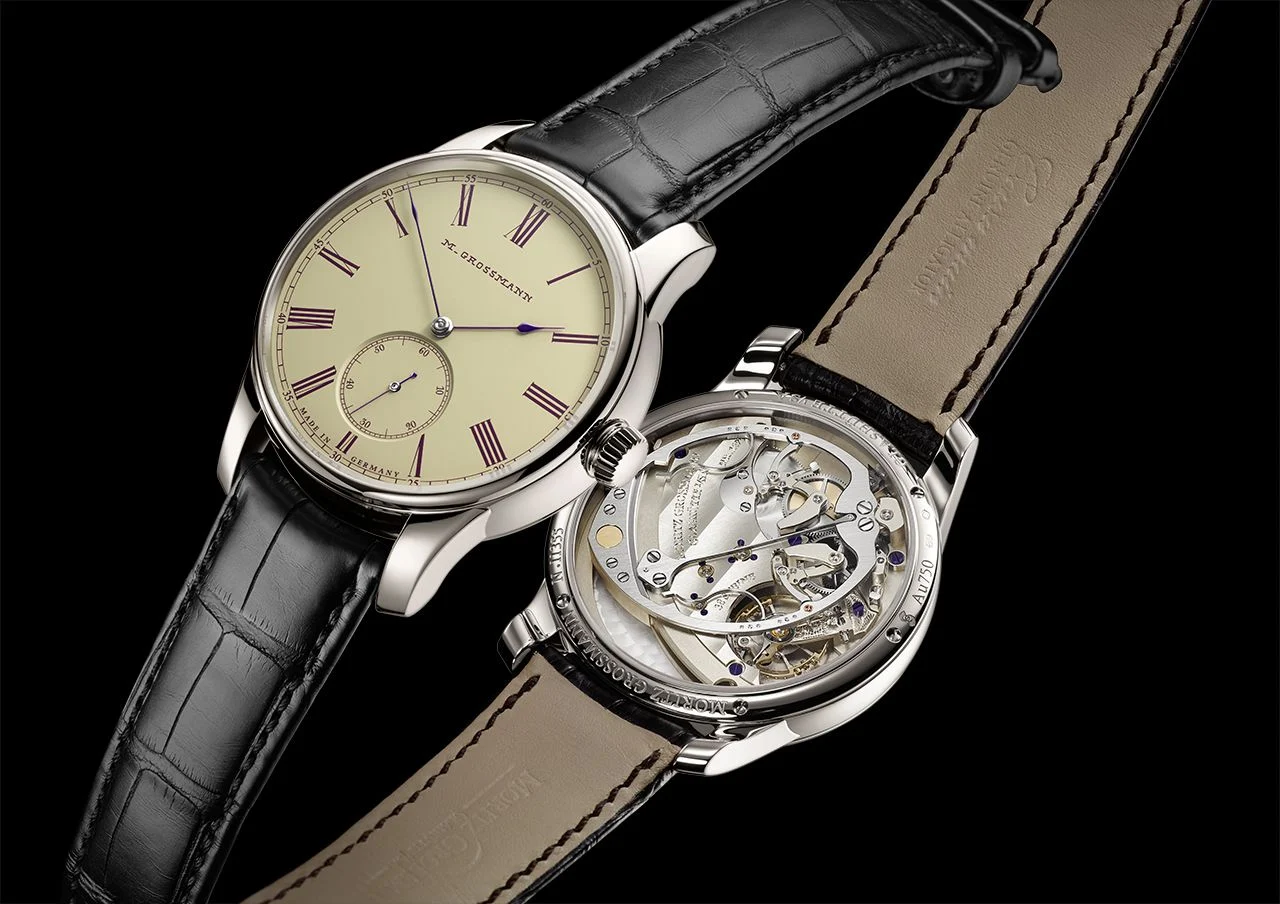 Moritz Grossmann, from Glashütte, represents the more classically German