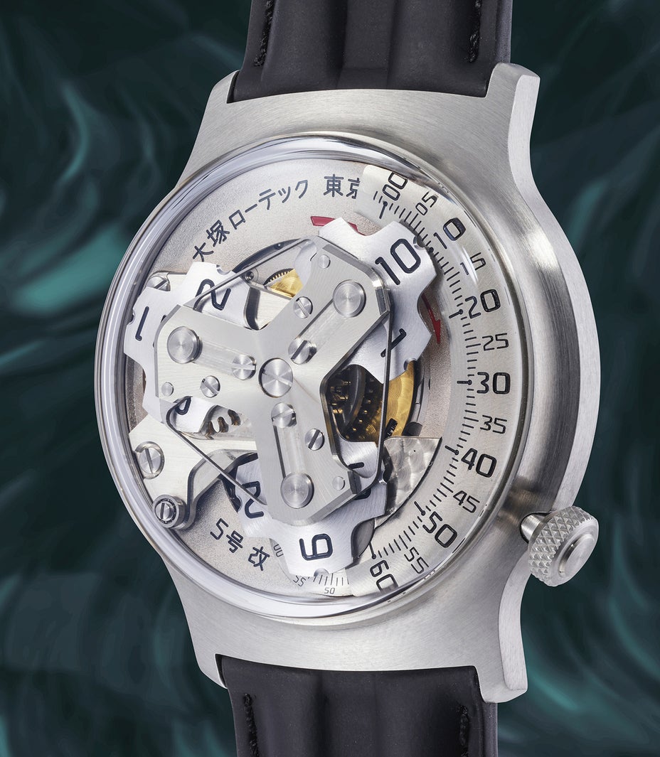 Jiro Katayama moved into watchmaking in 2008 after studying automotive design
