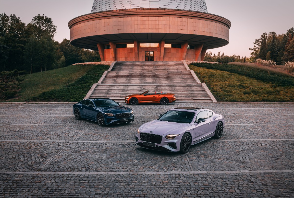 The three cars, based on the sporting Continental GT S and GTC S, are named Sun, Earth and Moon