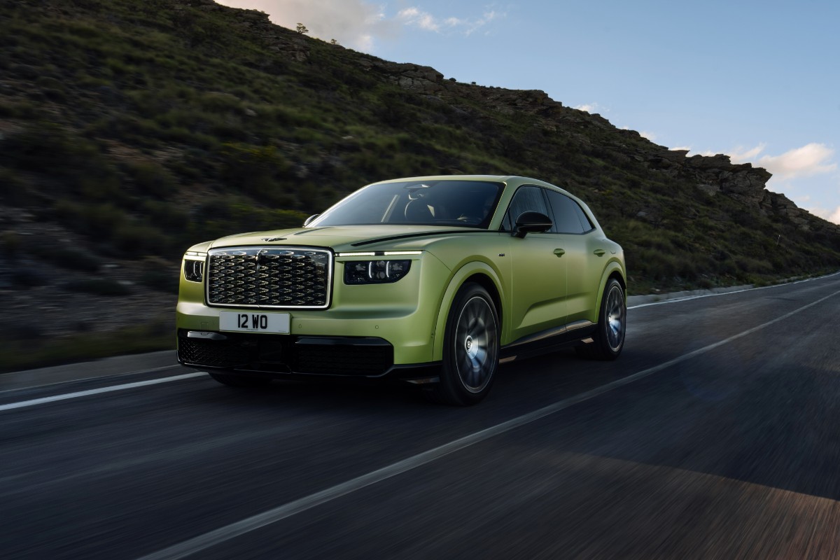 Start with the shape. The Torcal is a low, sleek SUV, designed at Crewe under Robin Page