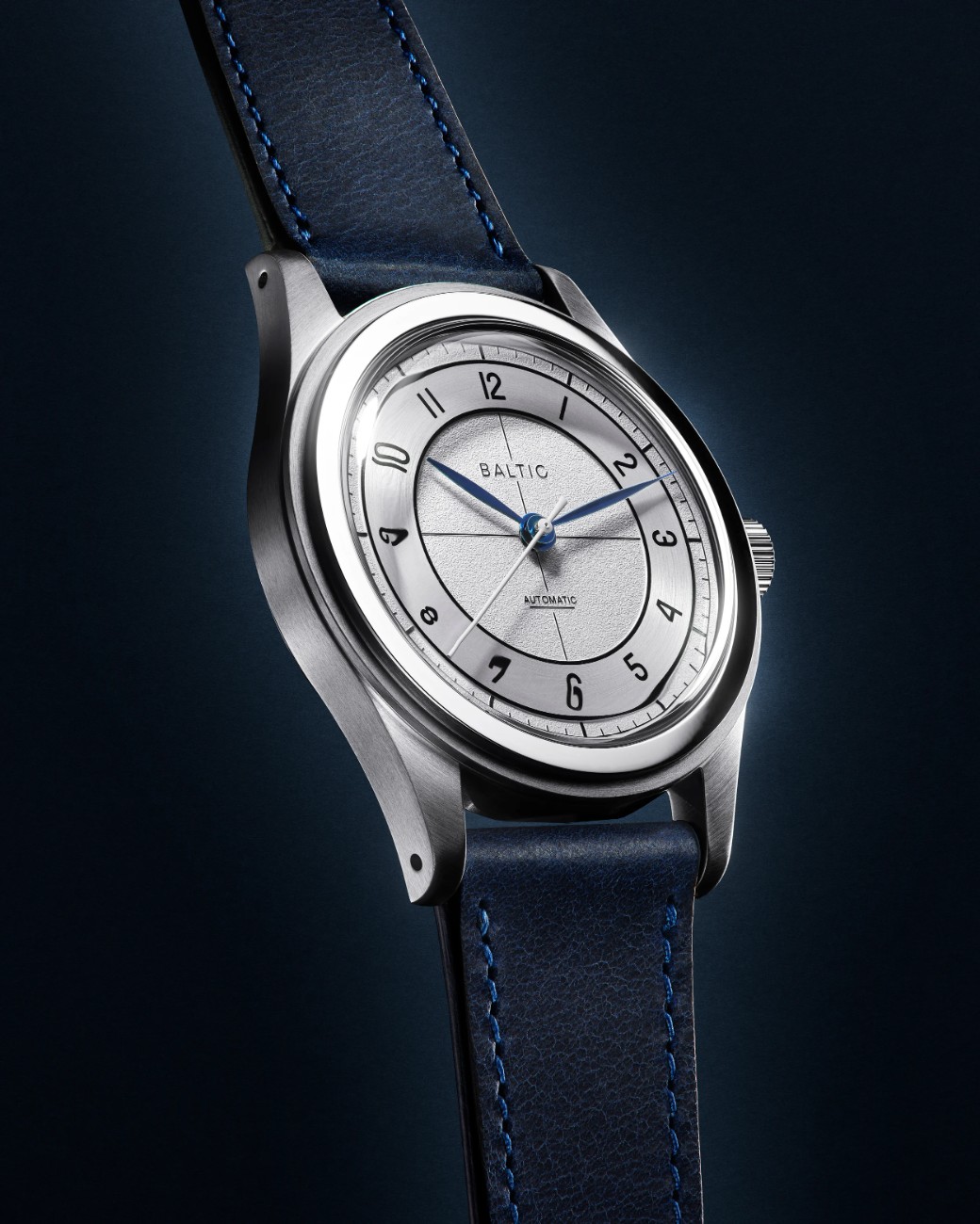 The value option. This French microbrand's take on the sector dial has gilt lines and typography, a grained centre