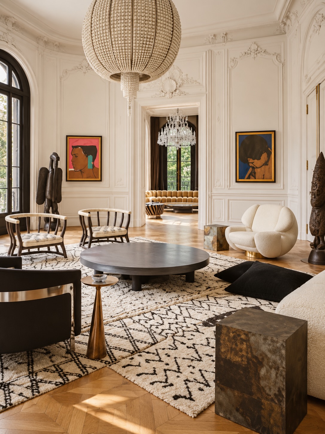 Kravitz owns property across New York, Miami, Los Angeles, the Bahamas and Brazil, yet Hôtel de Roxie occupies a distinct