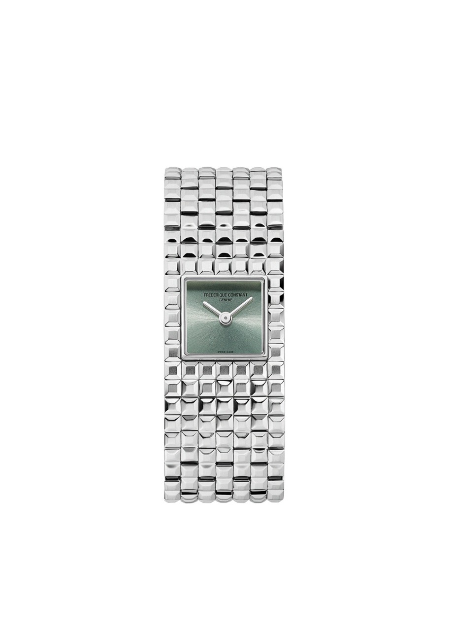 With the Classics Manchette, Frederique Constant brings together geometric precision