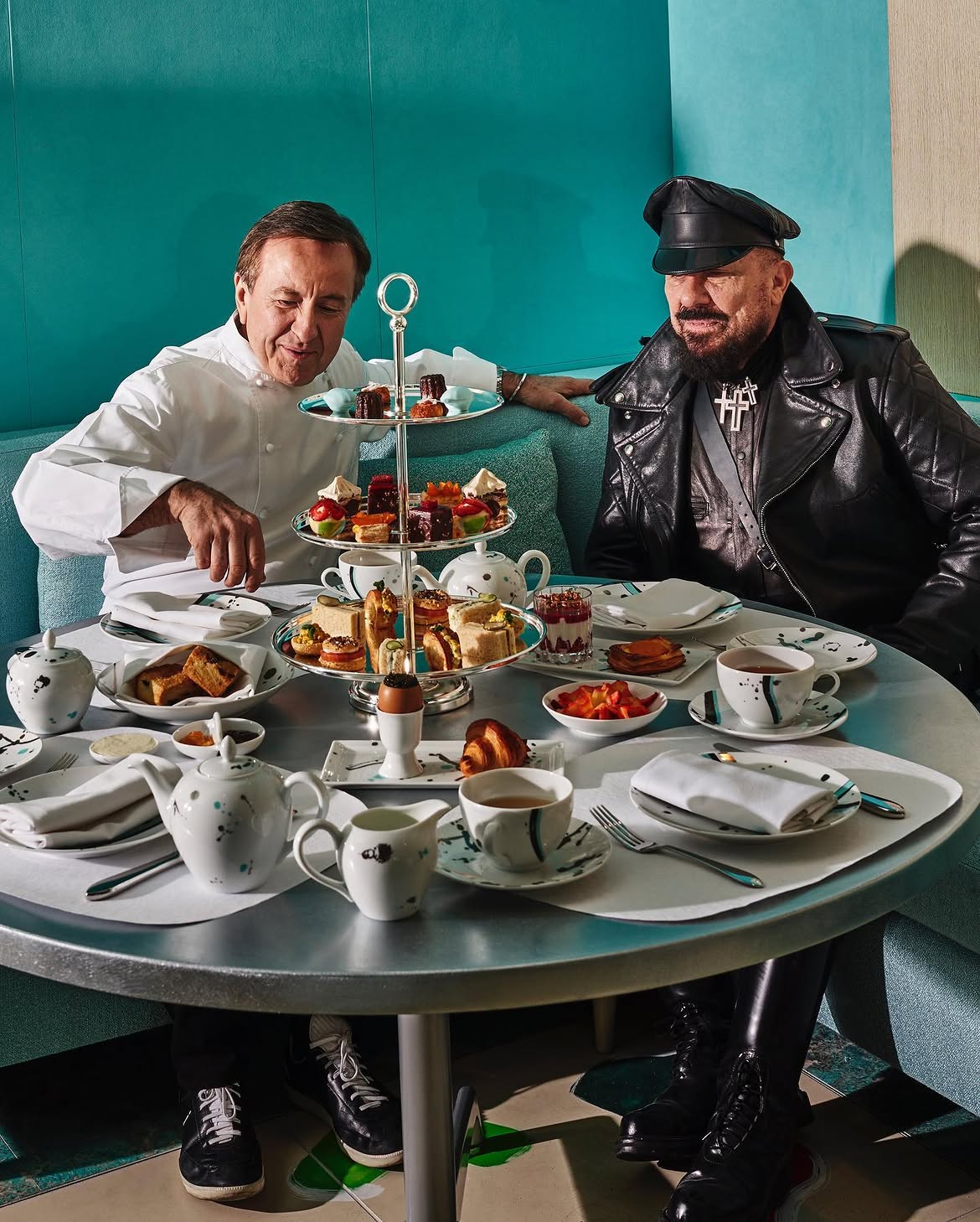 Tucked inside the flagship Tiffany & Co. store, the Blue Box Café