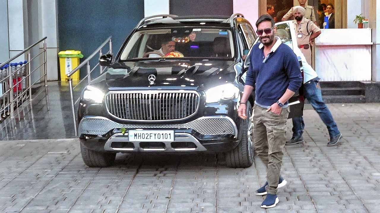 Priced around ₹3.63 crore, the Mercedes-Maybach GLS600 is reportedly Devgn's most frequently spotted vehicle