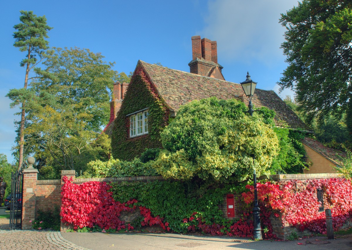 Some sixty miles north, in the quietly literary village of Grantchester, just outside Cambridge, sits The Old Vicarage,