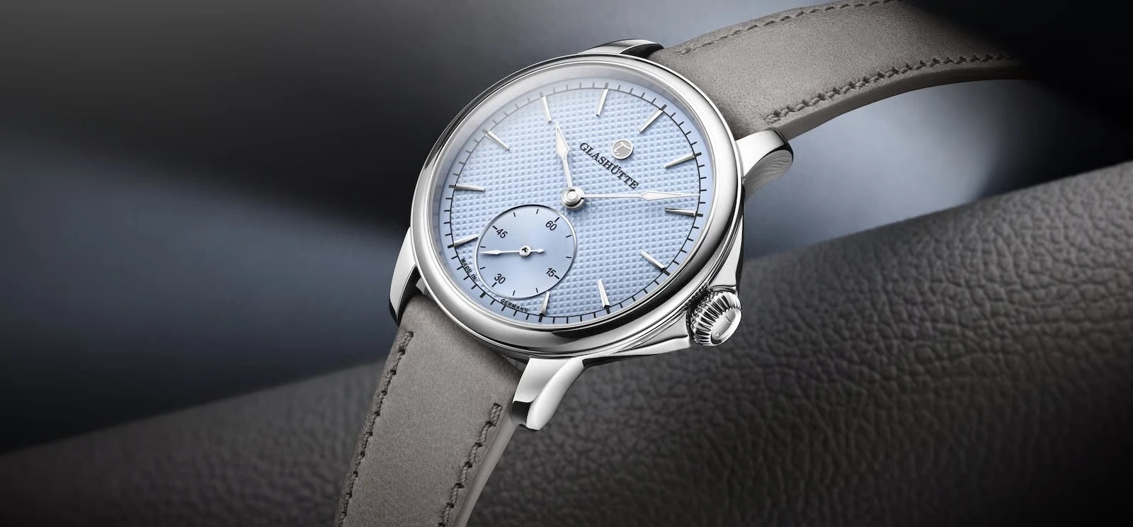 While Glashütte is often associated with elegant dress watches and finely decorated movements